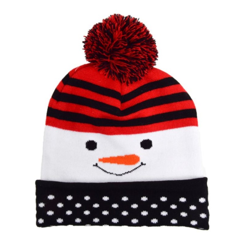 CAPPELLO CON POM POM CM21X26 SNOWMAN