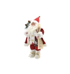 BABBO NATALE 80CM DES.10 CON LISTA ROSSO