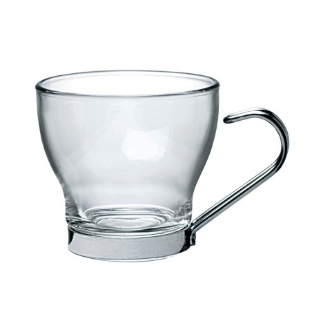 TAZZA CAFFE' OSLO CON MANICO INOX 10 CL