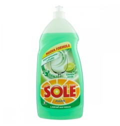 sole detersivo per piatti a mano - 1100ml - limone verde: :  pulizia e cura della casa