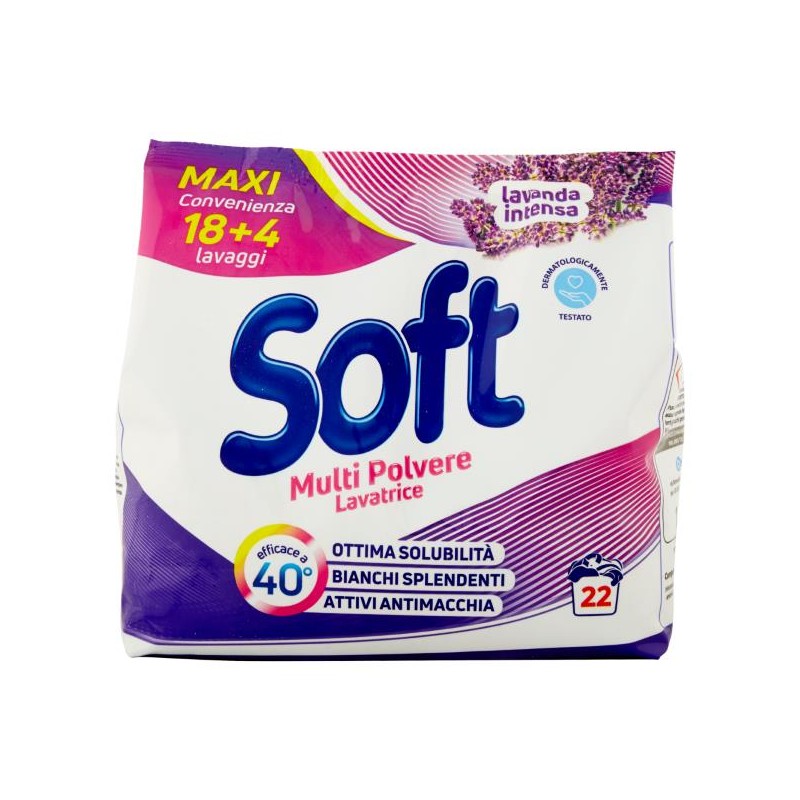 SOFT LAVATRICE LAVANDA POLVERE