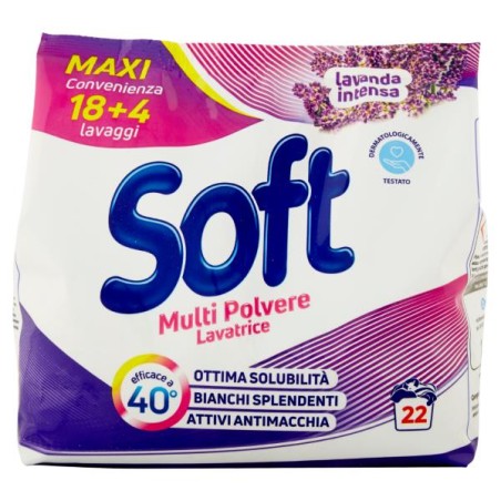 SOFT LAVATRICE LAVANDA POLVERE