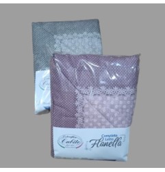 COPPIA LENZUOLA DI FLANELLA 1P LN358