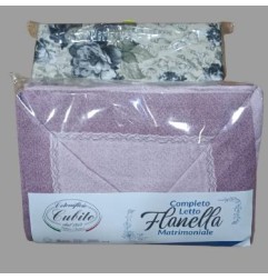 LENZUOLO FLANELLA CUBITO 2PS