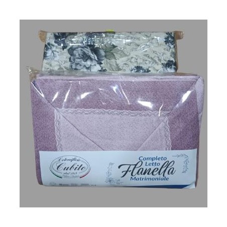 LENZUOLO FLANELLA CUBITO 2PS