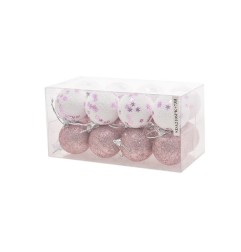BOX SFERA 6CM CON FIOCCO EVE 16PZ MOD.73B ROS