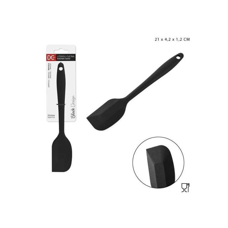 DC CASA L/BLACK SPATOLA SILICONE 21X4.2X