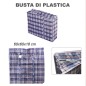 BUSTA PER SPESA DI PLASTICA BLU