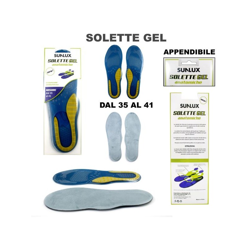 SOLETTE IN GEL ANATOMICHE