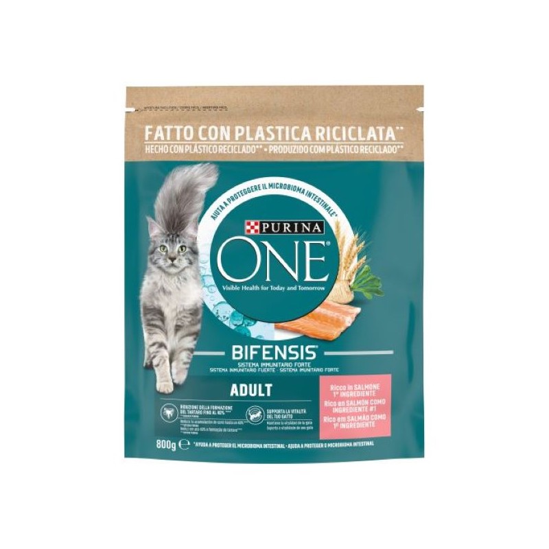 PURINA ONE SALMONE E RISO 800GR