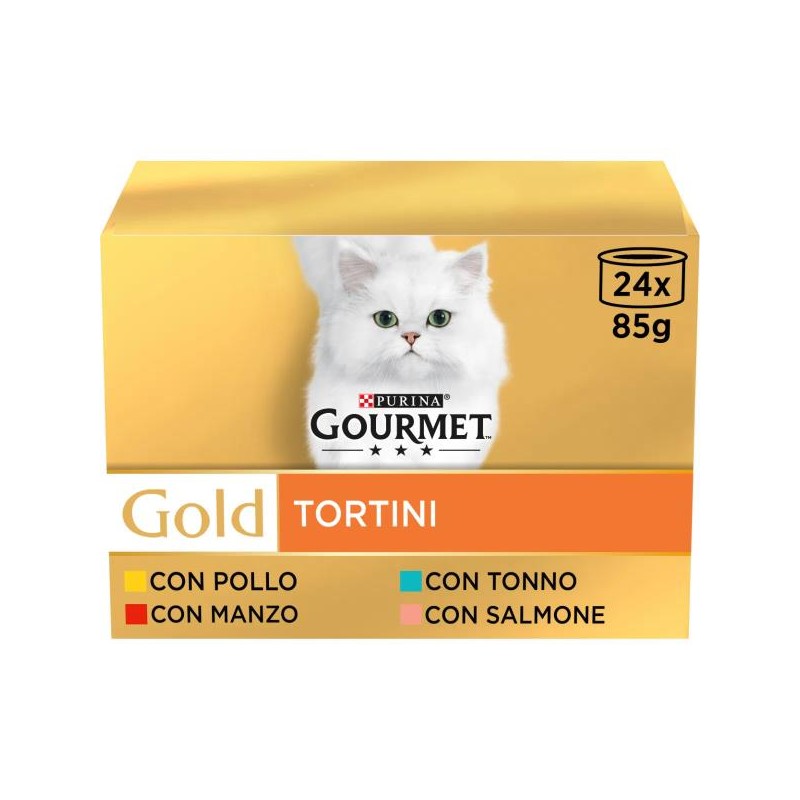 GOURMET GOLD TORTINI 24X85 GR