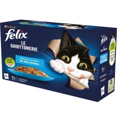 FELIX LE GHIOTTONERIE SALMONE&TONNO 12X85G