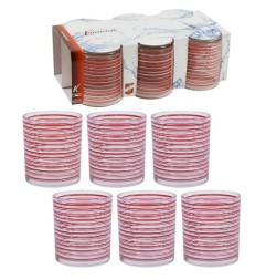 ROND  C/6 BICCH.ACQUA ROSSO