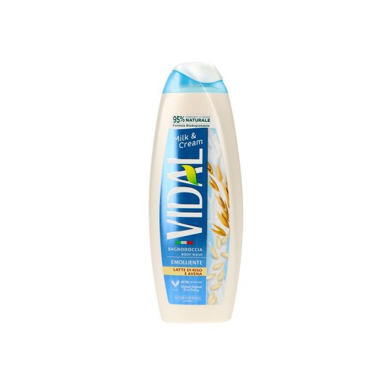 VIDAL BAGNODOCCIA EMOLLIENTE MILK&CREAM 500ML