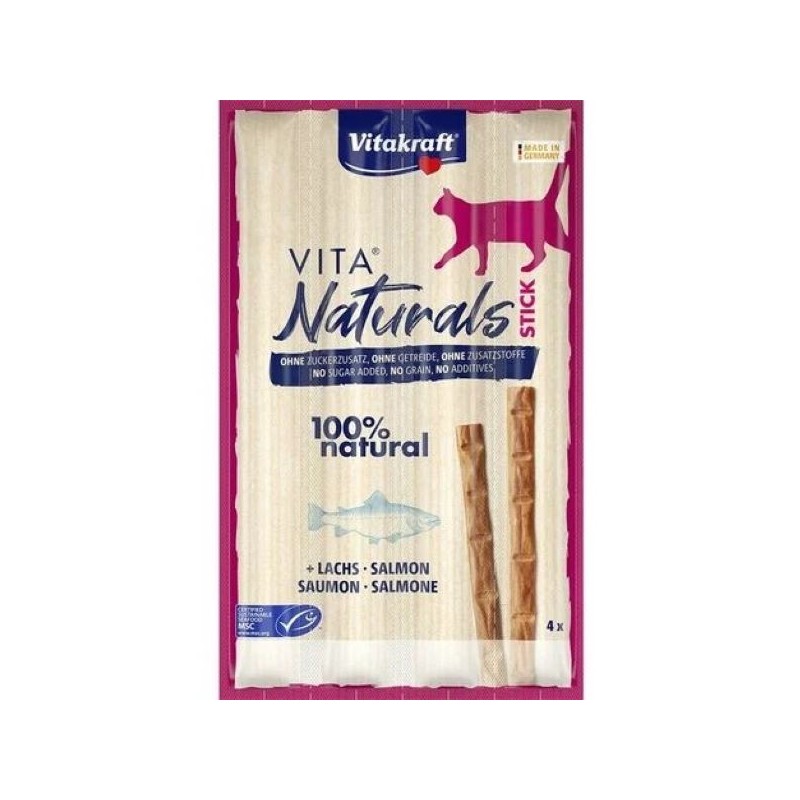 VITA NATURALS CAT STICK SALMONE MSC 4X5 GR