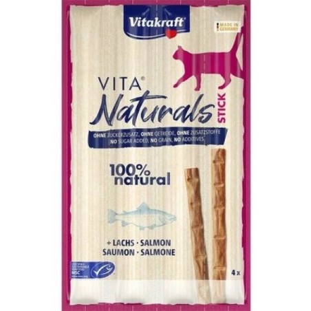 VITA NATURALS CAT STICK SALMONE MSC 4X5 GR