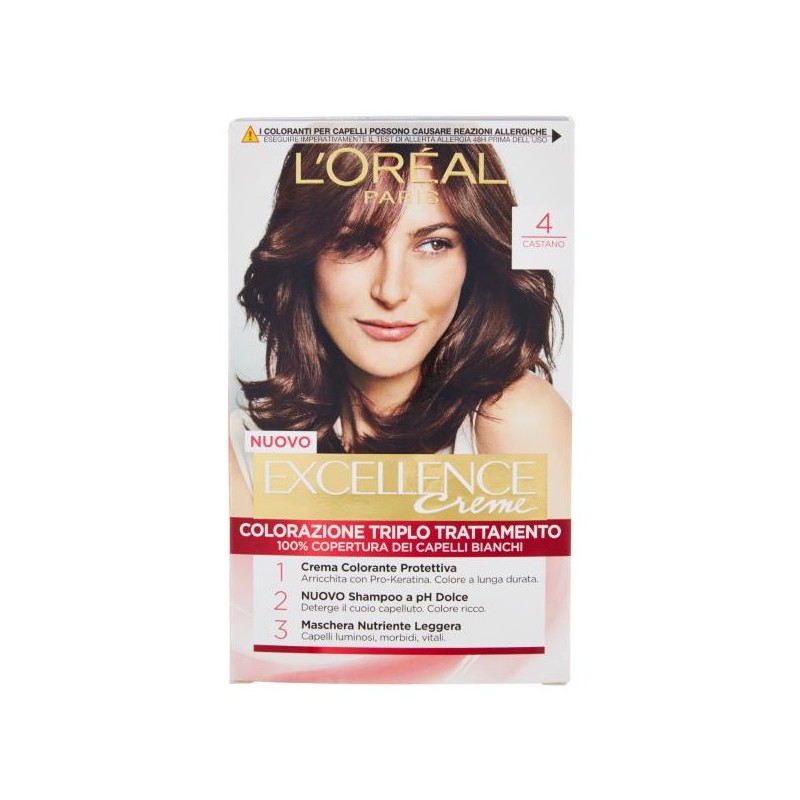 LOREAL EXCELLENCE CREME 4 CASTANO