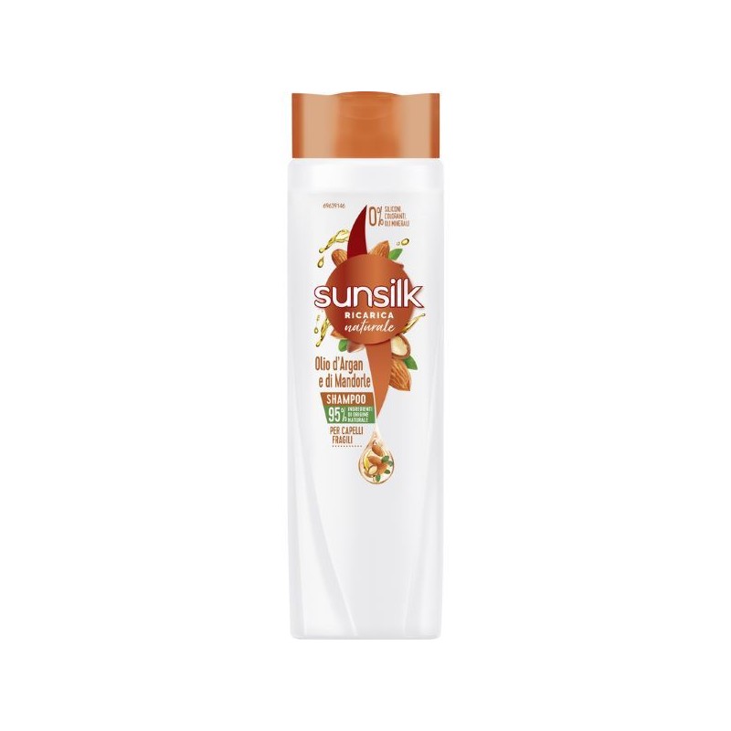 SUNSILK SHAMPOO OLIO DI ARGAN E MANDORLE 250ML