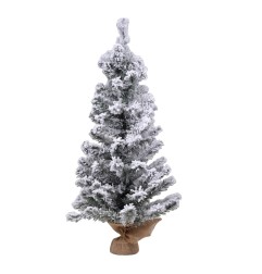 ALBERO NATALE INNEVATO 30CM 30 RAMI