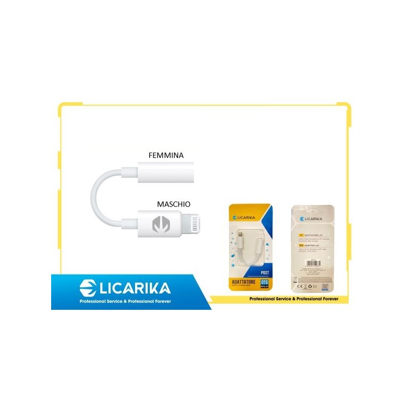 LGT MASCHIO A JACK 3 5 MM FEMMINA