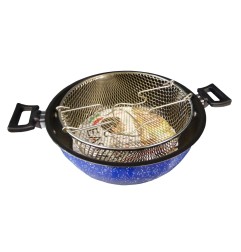 PADELLA FRIGITRICE EASY CON CESTELLO 2 MANICI 24.2