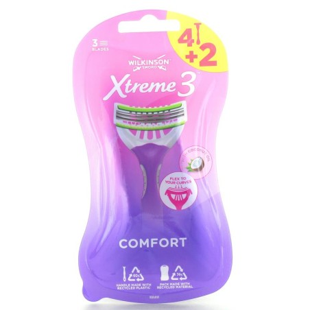 WILKINSON WORD XTREME3 BEUTY CONFEXIONE 4+2 LAMETTE