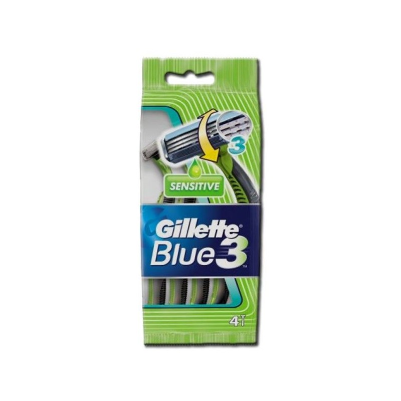 GILLETTE BLUE3 4 LAMETTE SENSITIVE