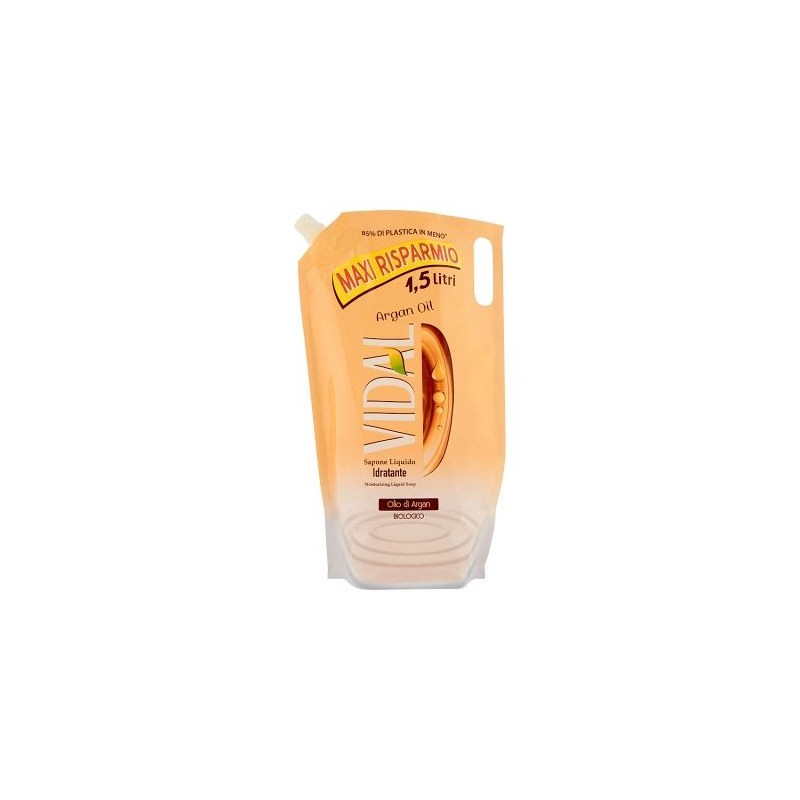 VIDAL SAPONE LIQUIDO BUSTA ARGAN 1,5LT