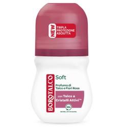 BOROTALCO DEO ROLL-ON SOFT TALCO E FIORI ROSA 50ML