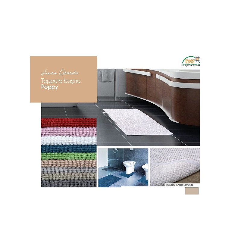 TAPPETO POPPY 50X80CM BEIGE