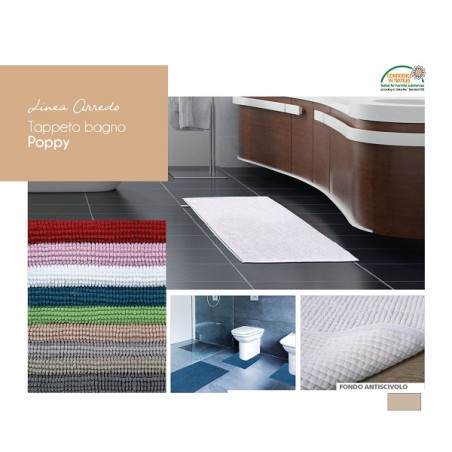 TAPPETO POPPY 50X80CM BEIGE