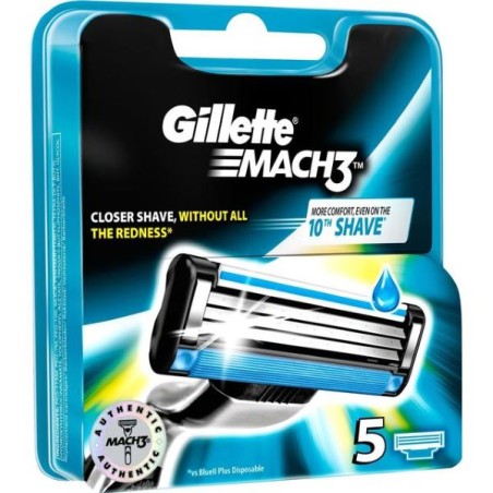 GILLETTE MACH 3 RICAMBI 4PZ