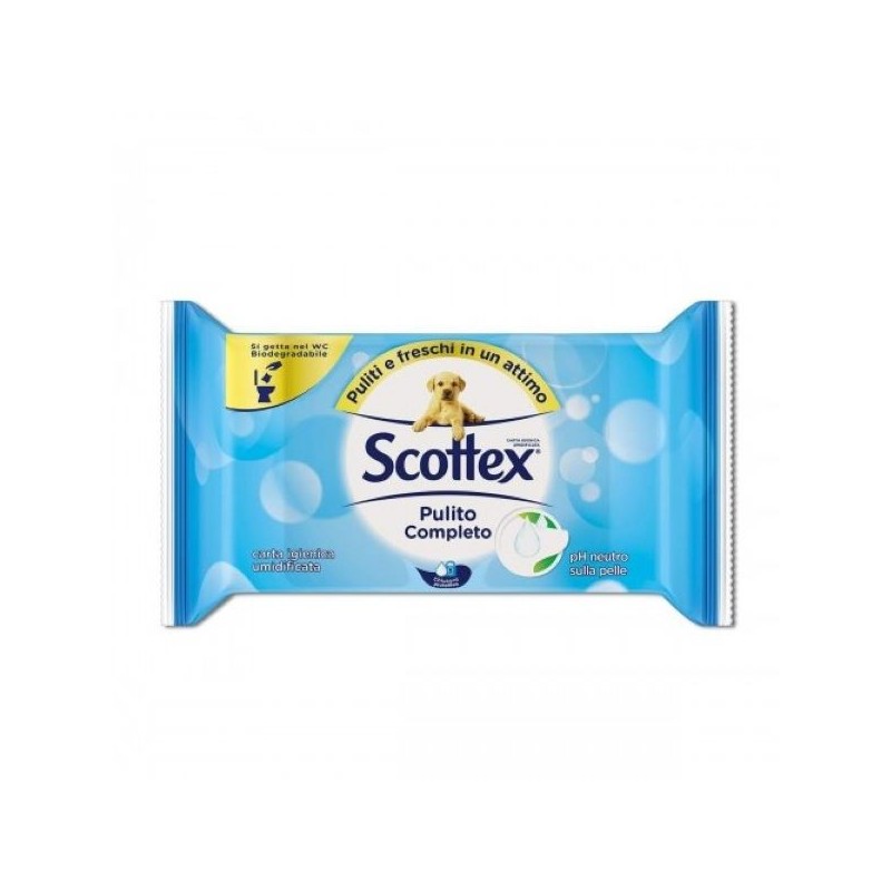 SCOTTEX CARTA IGIENICA UMIDIFICATA 42PZ