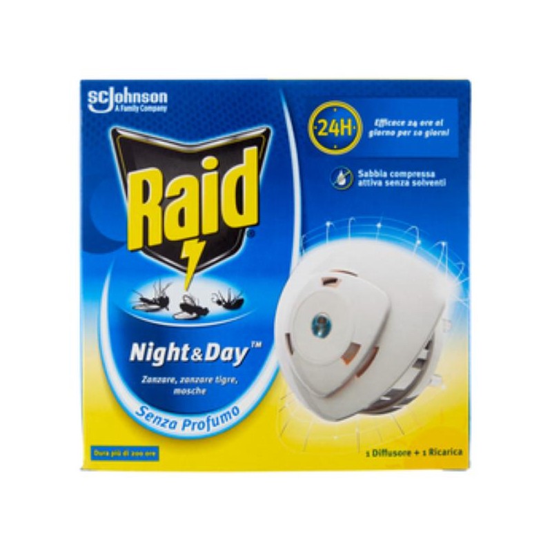 RAID NIGHT E DAY COMPLETO + RICARICA