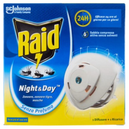 RAID NIGHT E DAY COMPLETO + RICARICA