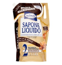 MIL MIL SAPONE LIQUIDO RICARICA ARGAN & MIELE 2L