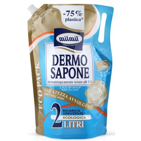 MIL MIL SAPONE LIQUIDO DERMO RICARICA 2L