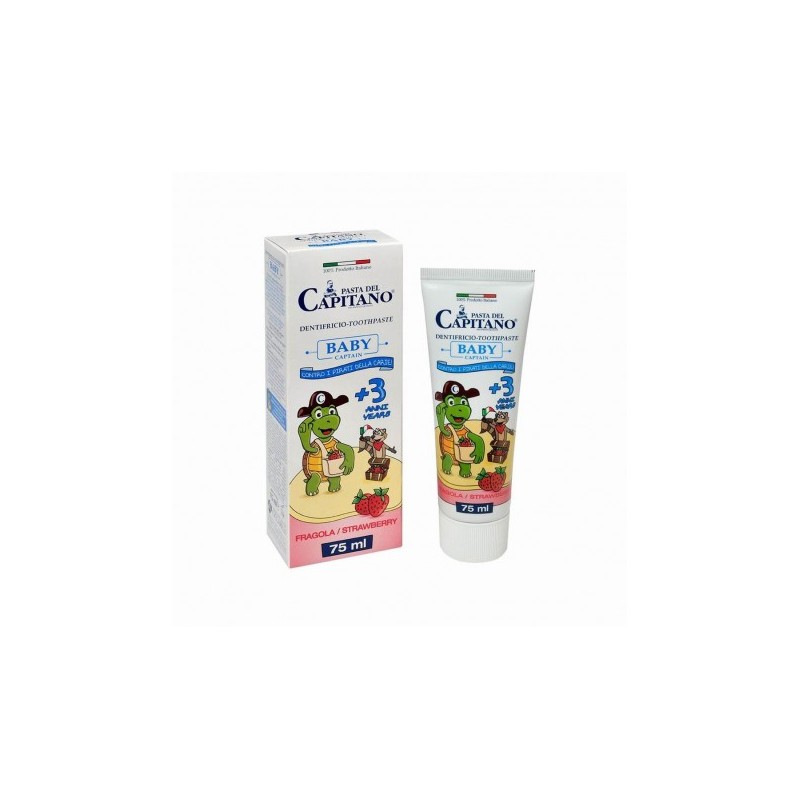 CAPITANO DENTIFRICIO BABY FRAGOLA +3 ANNI