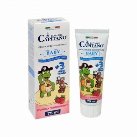 CAPITANO DENTIFRICIO BABY FRAGOLA +3 ANNI