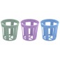 PORTABICCHIERI IN PLASTICA SUNRISE 4PZ