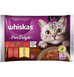 WHISKAS DELIGHT SUCCULENTI STRACCETTI 4X85GR