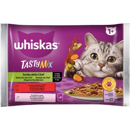 WHISKAS TASTY MIX SCELTA DELLO CHEF 4X85GR