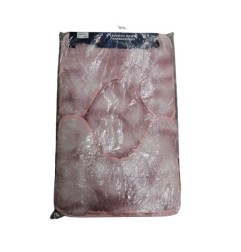 TRIS TAPPETO BAGNO CON PELO ANTISCIVOLO