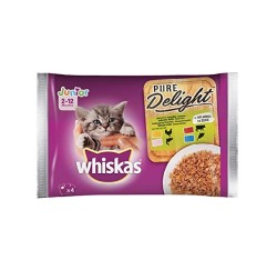 WHISKAS GATTO DELIGHT JUNIOR 4X85GR