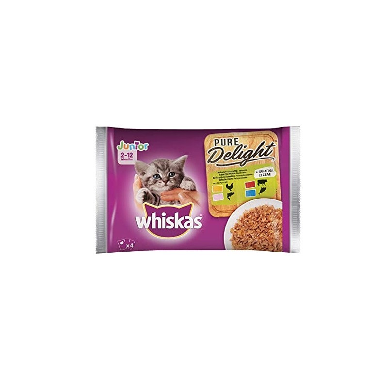 WHISKAS GATTO DELIGHT JUNIOR 4X85GR