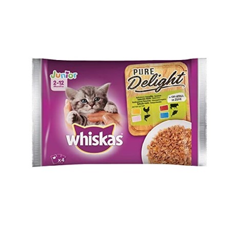 WHISKAS GATTO DELIGHT JUNIOR 4X85GR