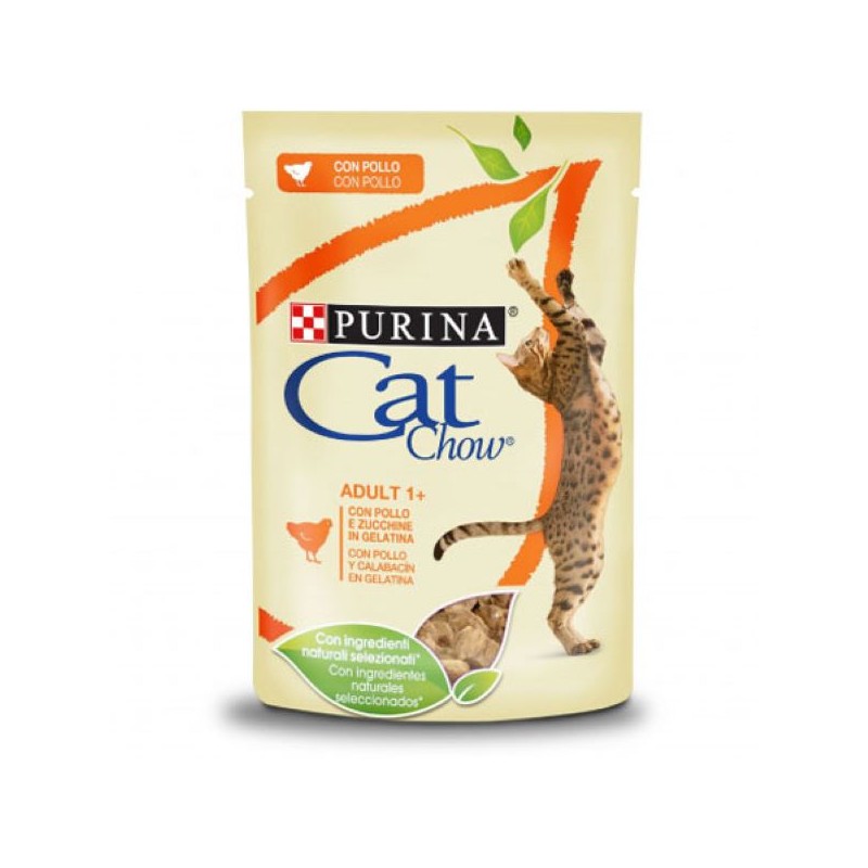 CAT CHOW ADULT POLLO E ZUCCHINE (26X85GR)