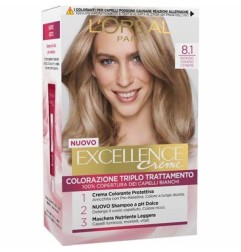 L'OREAL EXCELLENCE CREME 8.1 BIONDO CHIARO CENERE