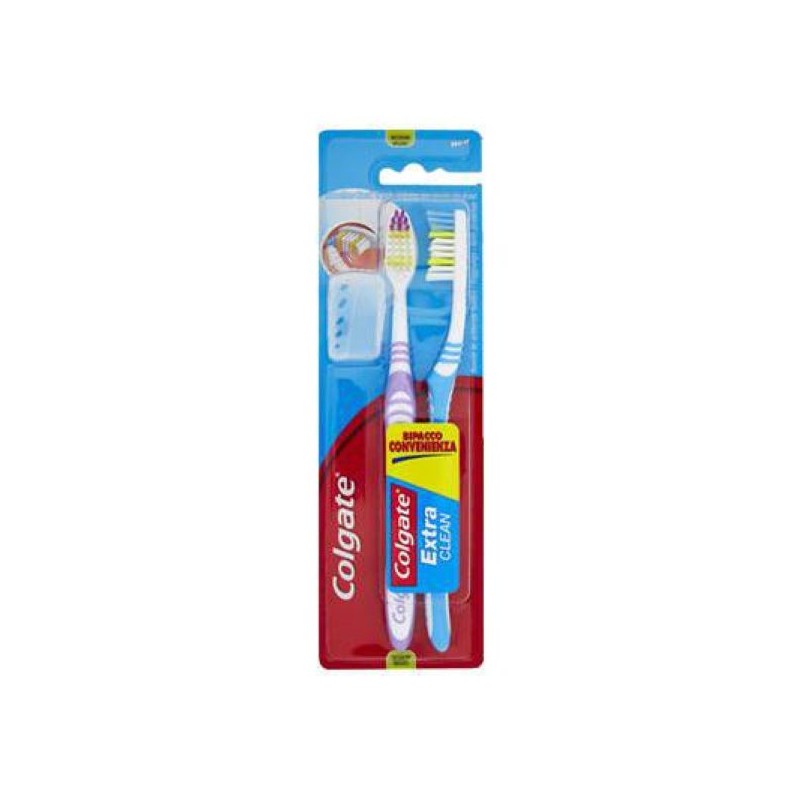 COLGATE SPAZZOLINO EXTRA CLEAN 2PZ