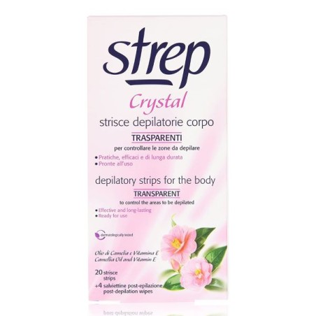 STREP STRISCE DEPILATORIE CRISTAL 20PZ